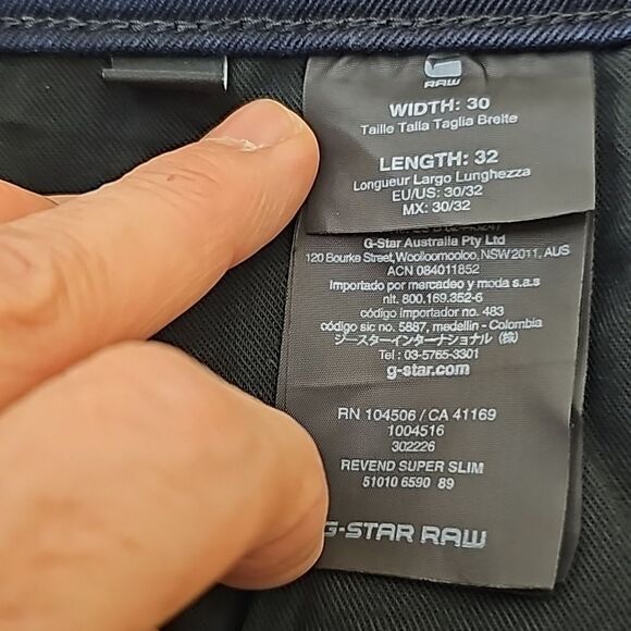 G star raw Revend skinny jeans 30x32 - Picture 9 of 12